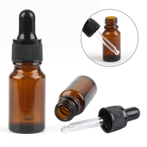 AMBER GLASS PROTECTIVE DROPPER  SERUM BOTTLE {PROTECTS ANY FORMULA POTENCY, LONGEST LASTING}