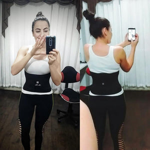 Newest Design Slimming Belt For Body Shaping + Workout Stomach Sweat Band