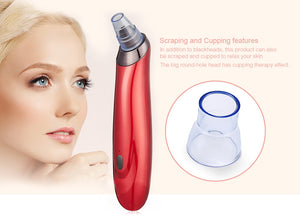 Blackhead + Whitehead Vacuum Facial Suction - High End Miracle Pore Minimizing + Acne Removing Machine