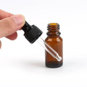 AMBER GLASS PROTECTIVE DROPPER  SERUM BOTTLE {PROTECTS ANY FORMULA POTENCY, LONGEST LASTING}